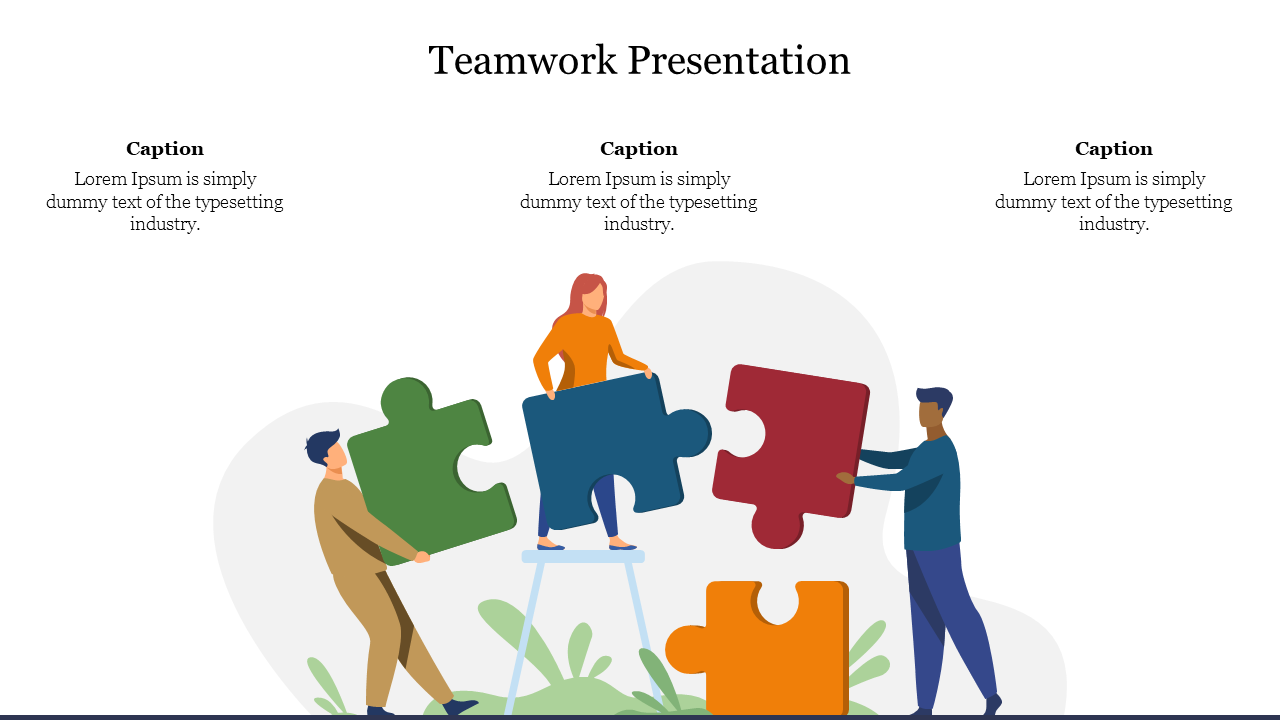 Teamwork PPT Presentation Template and Google Slides